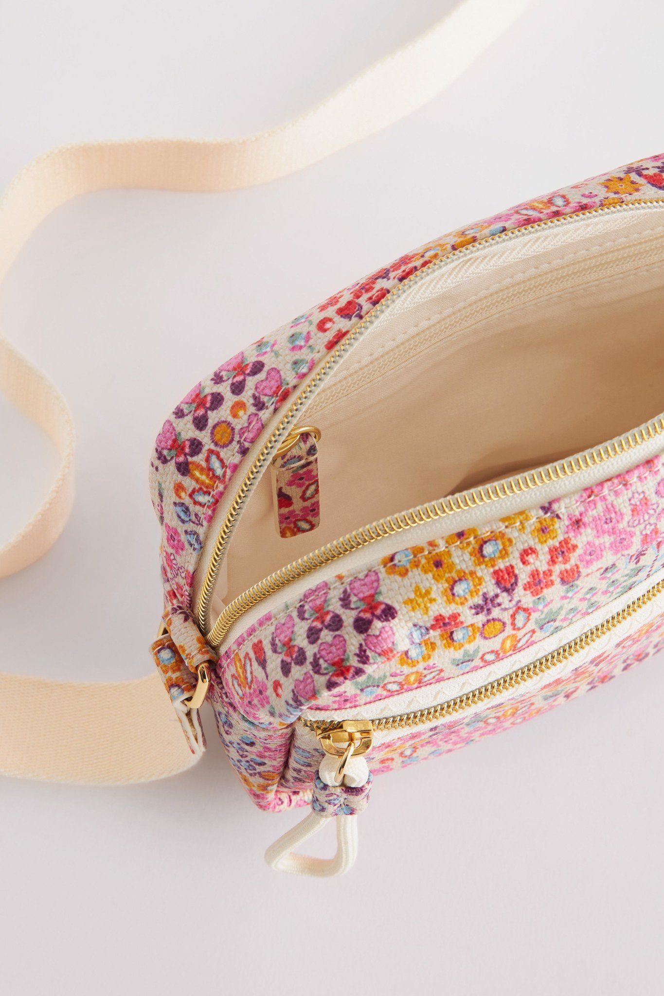  Túi đeo chéo/Utility Crossbody - Affinity Ditsy - Hồng và kem 