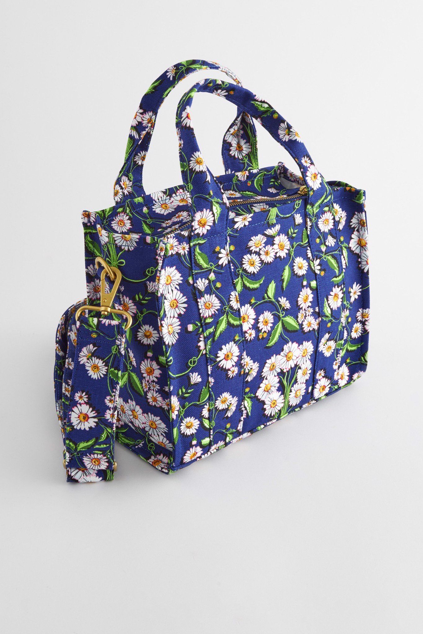  Túi đeo tay/Mini Bonded Tote - Daisy Chain - Xanh Navy 