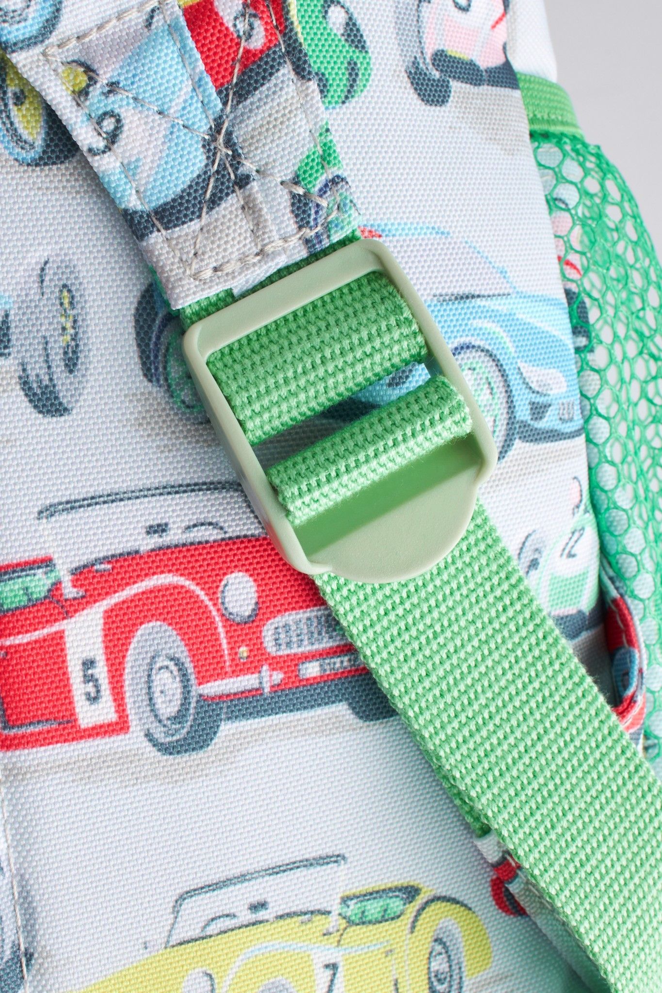  Ba lô cho bé /Kids Classic Backpack - Retro Cars - Xanh Lá 