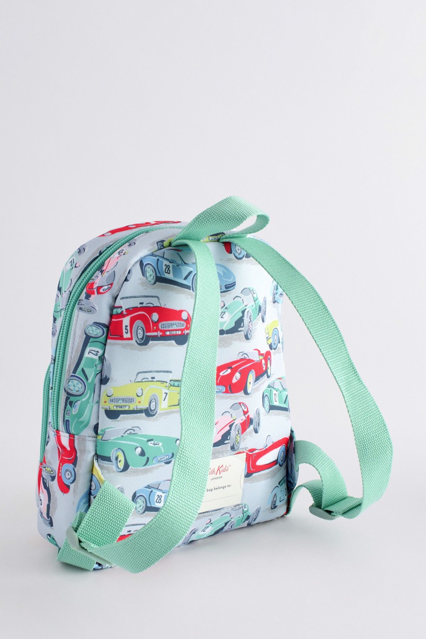  Ba lô cho bé /Kids Mini Backpack - Retro Cars - Xanh Lá 