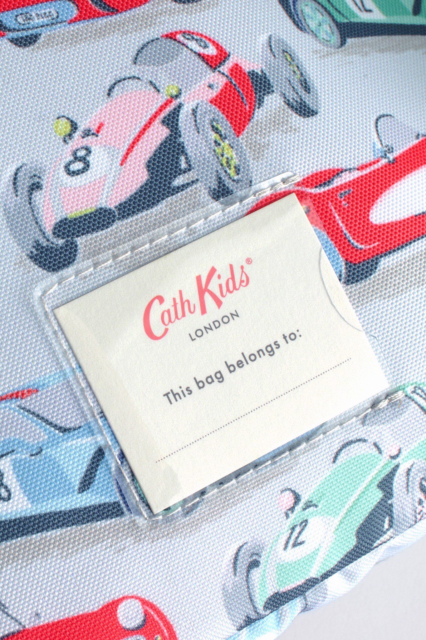  Ba lô cho bé /Kids Mini Backpack - Retro Cars - Xanh Lá 