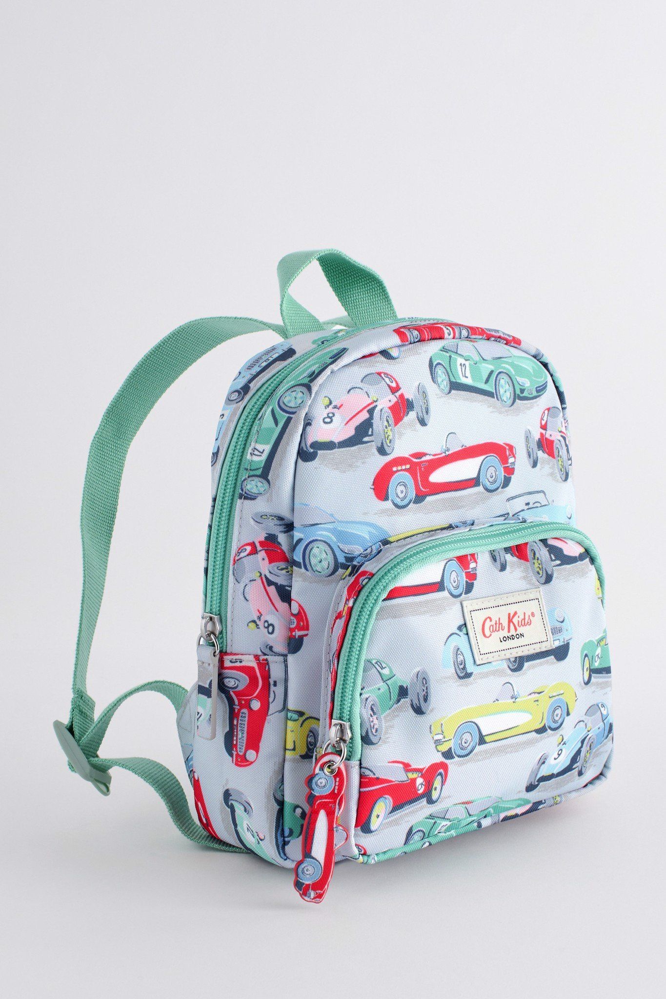  Ba lô cho bé /Kids Mini Backpack - Retro Cars - Xanh Lá 