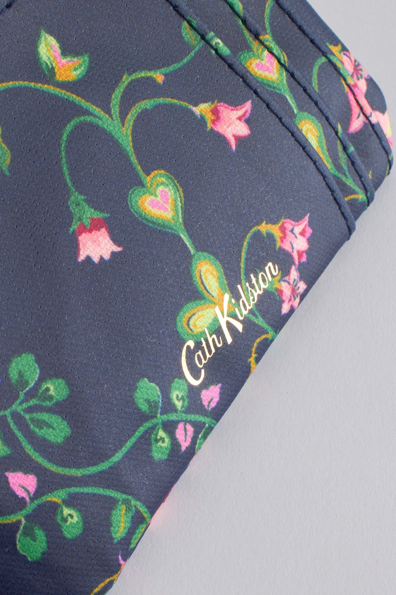  Ví ngắn/Card & Coin Purse - Twin Flowers - Xanh Navy 