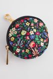  Ví/Round Coin Purse - Harmony Ditsy - Đen 