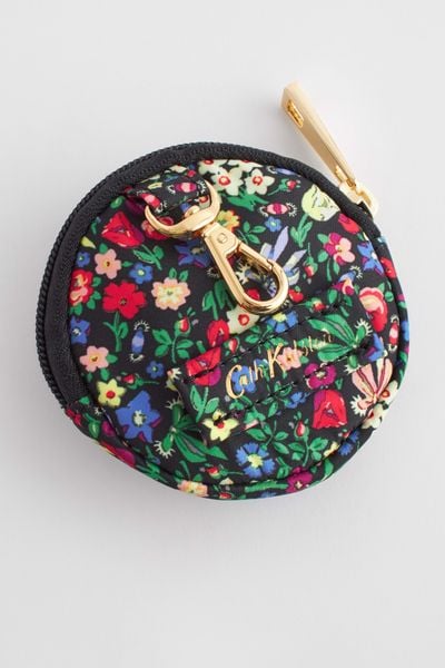  Ví/Round Coin Purse - Harmony Ditsy - Đen 