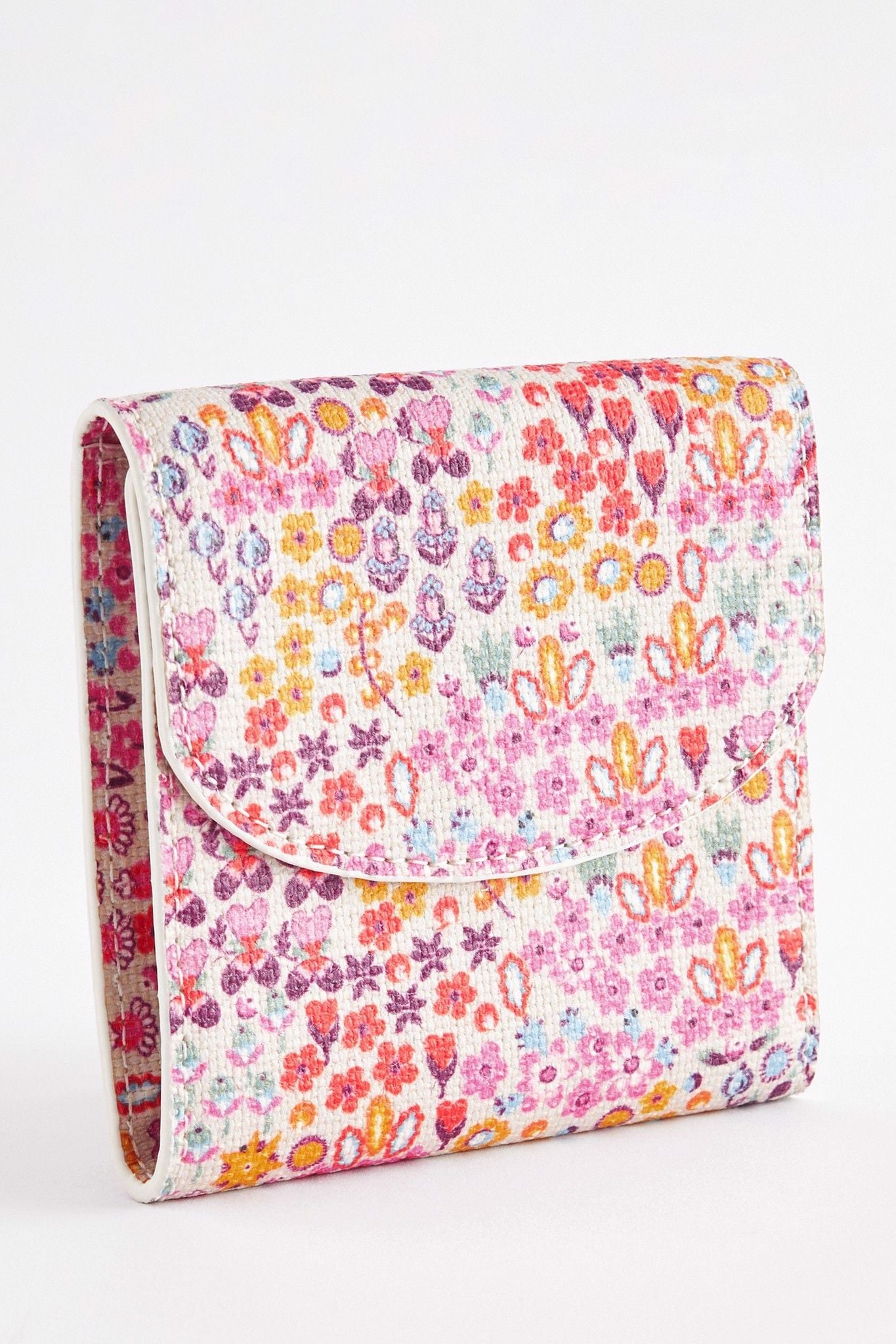  Ví nữ/Folded Wallet - Affinity Ditsy - Hồng 