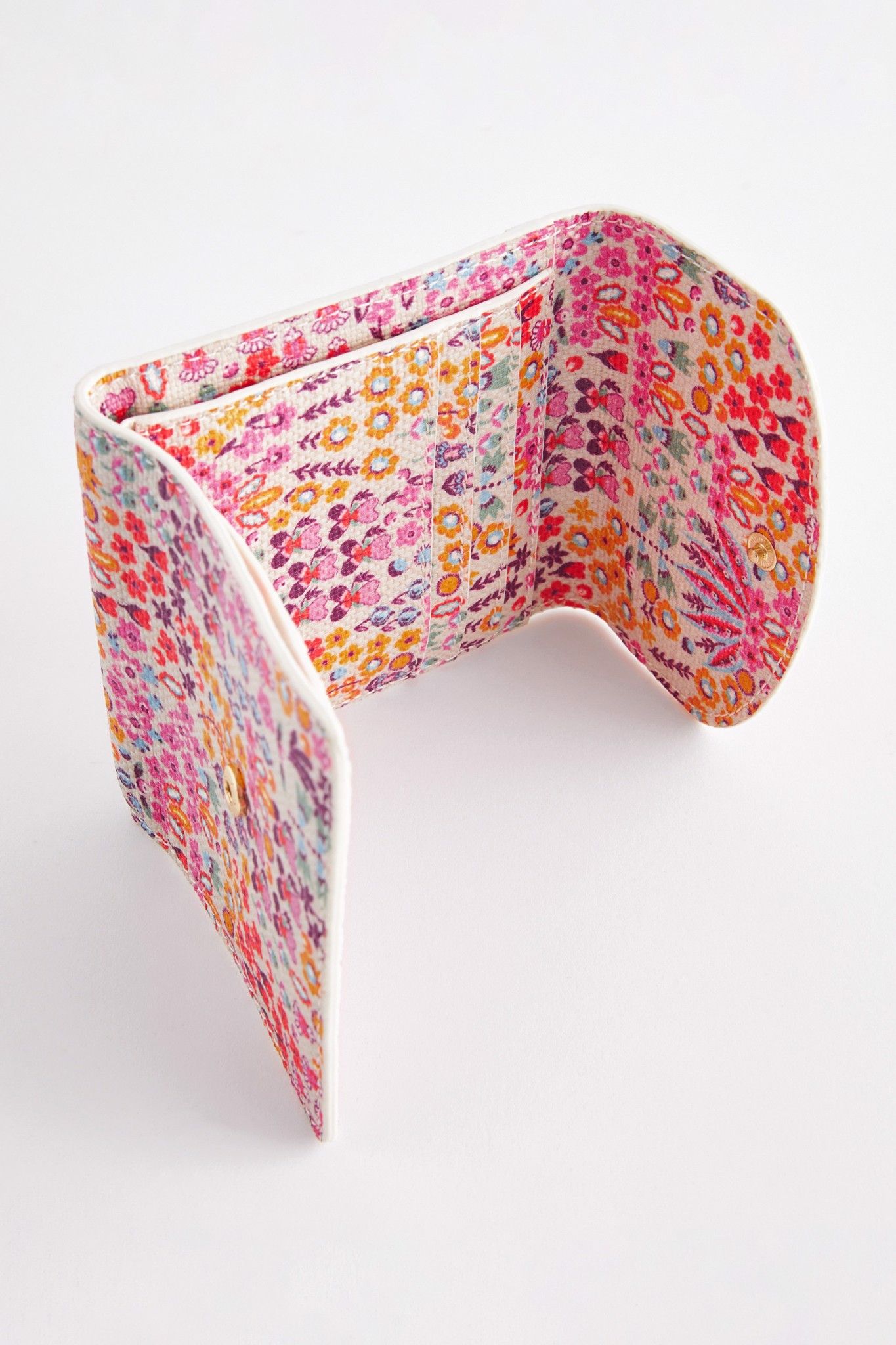  Ví nữ/Folded Wallet - Affinity Ditsy - Hồng 