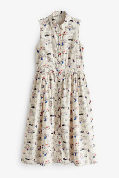  Đầm/Shirt Dress - PADDINGTON - Trắng 