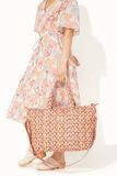  Cath Kidston - Túi du lịch xếp gọn/Foldaway Overnight Bag - Retro Ditsy - Pink/Yellow 