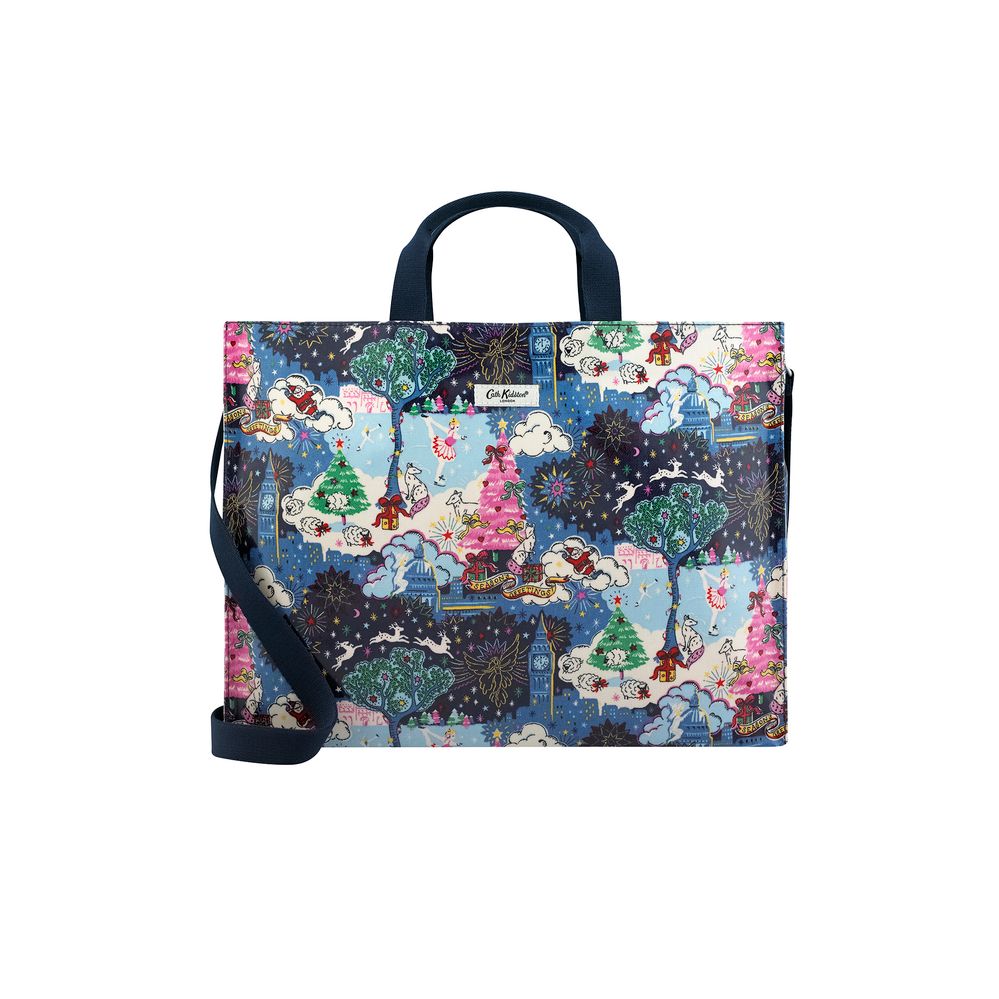  Túi đeo vai/Strappy Carryall Christmas-Navy-1072938 