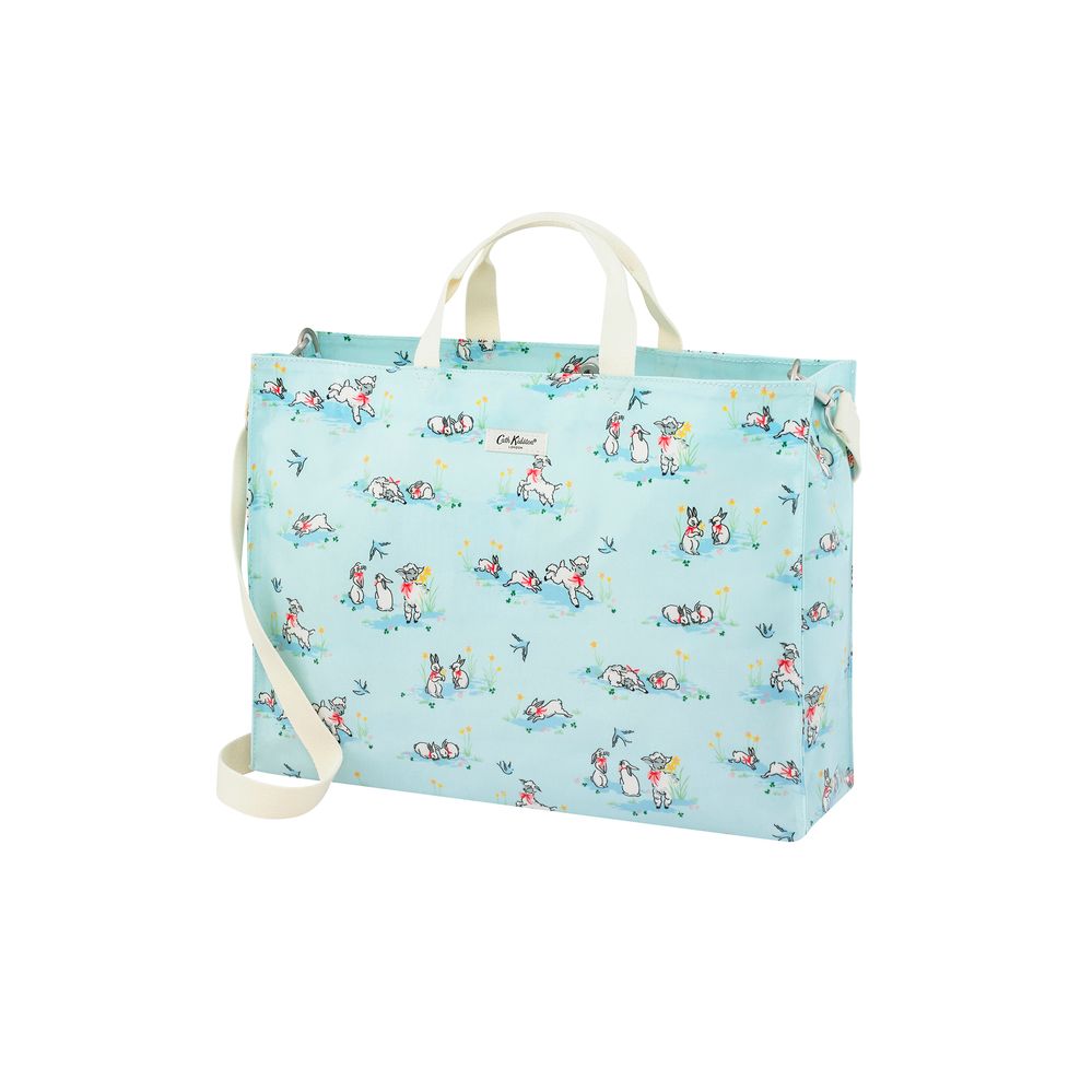  Túi đeo chéo /Strappy Carryall Spring Bunnies and Lambs  - Blue - 1089257 
