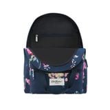  Ba Lô\MFS Backpack w' hanging loop New Birds and Roses-Navy-1072761 