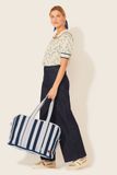  Túi du lịch xếp gọn/Woven Stripe Travel Bag - Hand Drawn Candy Stripe 