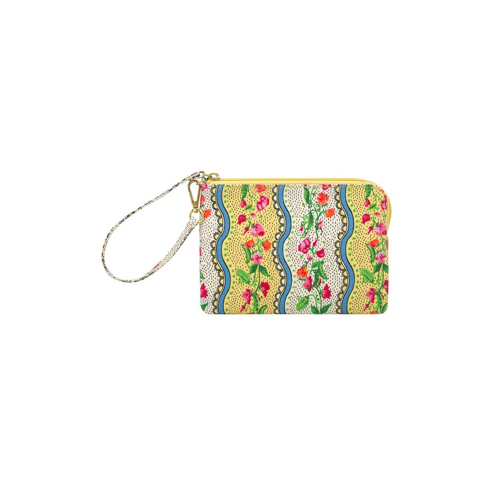  Vĩ nữ/Convertible Wristlet Pouch - Sweet Pea Stripe Small - Yellow 