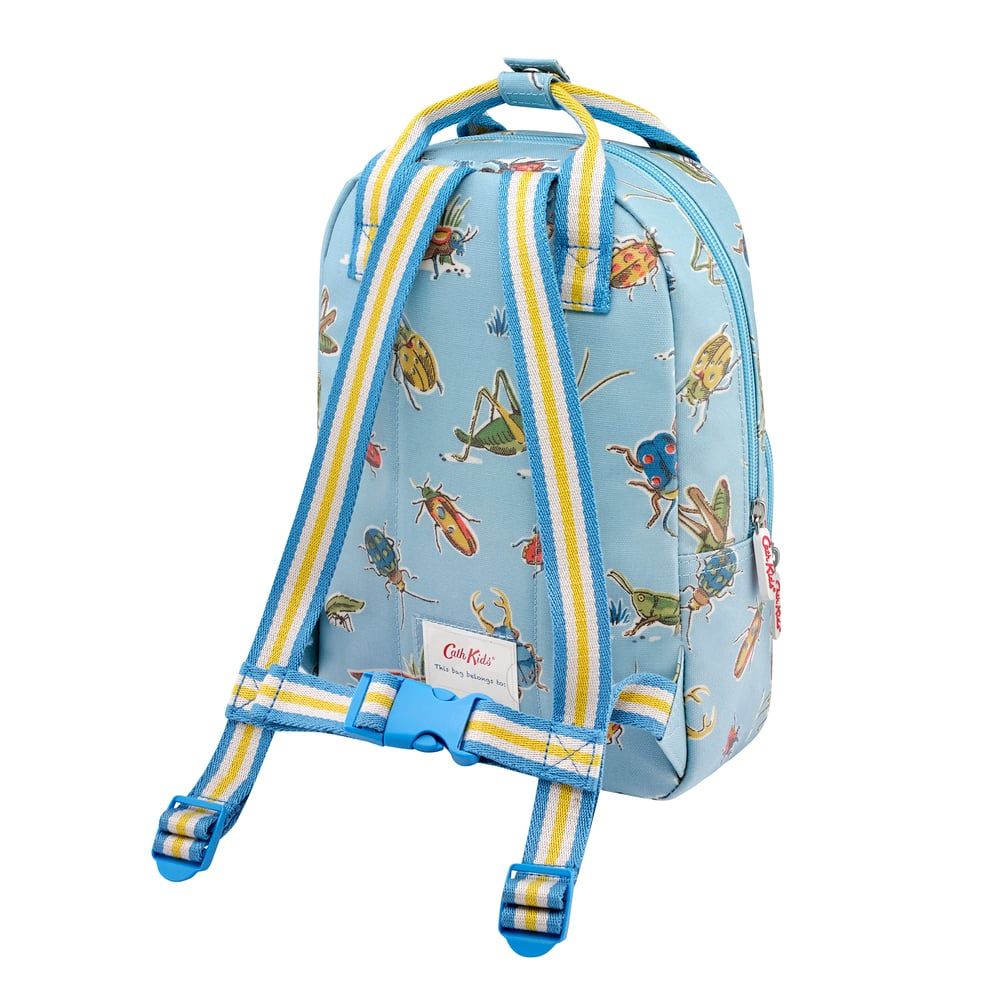  Ba lô cho bé /Kids Medium Backpack with Chest Strap - Bugs - Sea Blue 