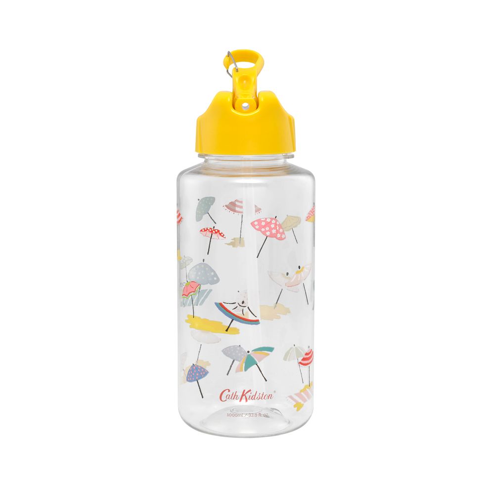  Bình Nước 1L/1L Water Bottle - Sunny Parasols - Warm Cream 