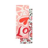  Bộ 2 khăn /Set of 2 Tea Towels - Marble Hearts Ditsy - Pink 