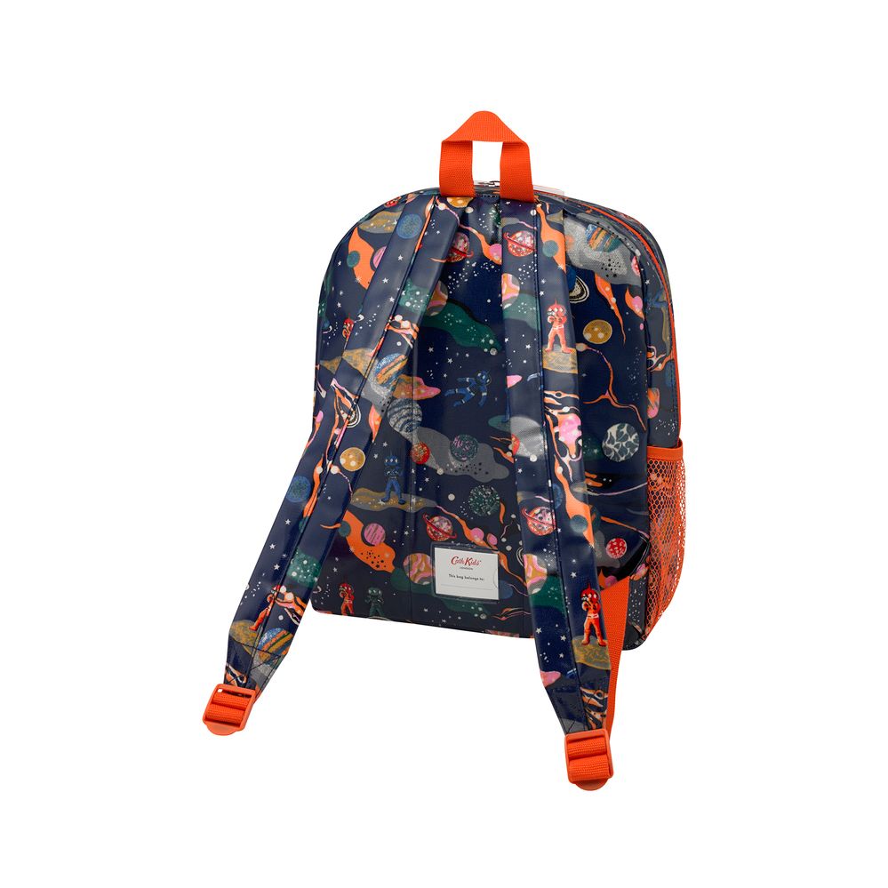  Ba lô cho bé /Kids Classic Large Backpack with Mesh Pocket - Marble Space - Navy 