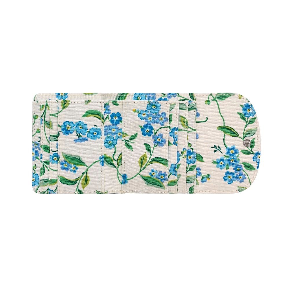 Ví gập/Small Foldover Wallet - Forget me not - Cream 
