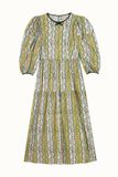  Đầm/Soft Waisted Dress - Sweet Pea Stripe Small - Yellow 