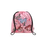  Túi dây rút/Recycled Satin Drawstring Pouch - Painted Kingdom Tote - Pink 