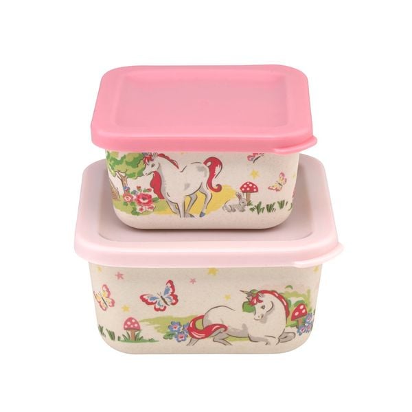  Túi đựng mỹ phẩm/Snack Boxes - Unicorn Kingdom - Pink 
