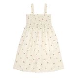  Đầm cho bé/Shirred Midi Dress - Mini Cherries - Cotton Broidery 