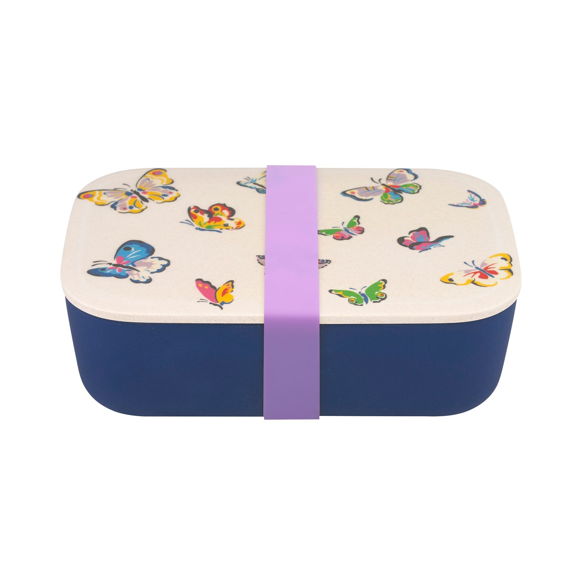  Hộp đựng thức ăn/Lunch Box - Butterflies - Cream 