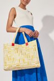  Túi đeo vai /The Milly Tote - Painted Woodblock - Yellow 