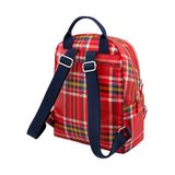  Ba lô đi học/đi làm/Small Pocket Backpack - Clarendon Check - Ruby 