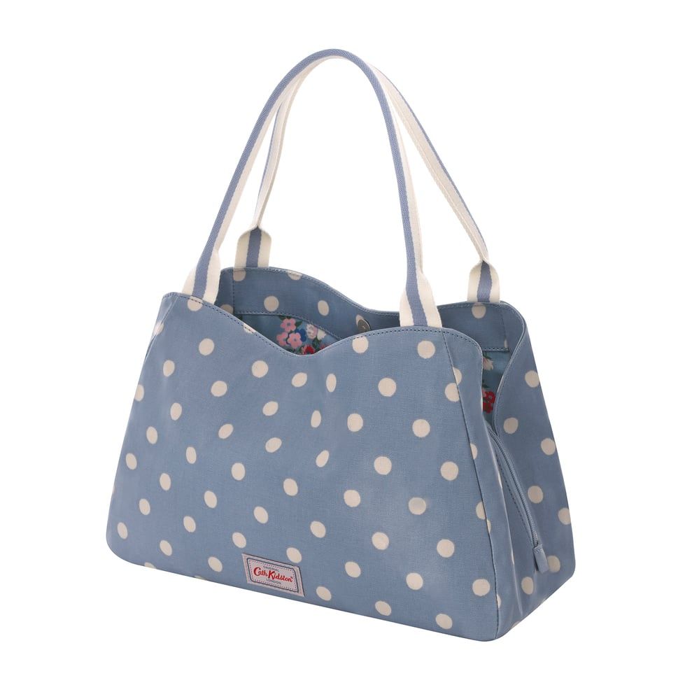 Túi đeo vai/Hobo Shoulder Bag - Spot - Cream Blue 