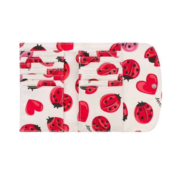  Ví gập/Foldover Wallet - Lovebugs - Warm Cream 