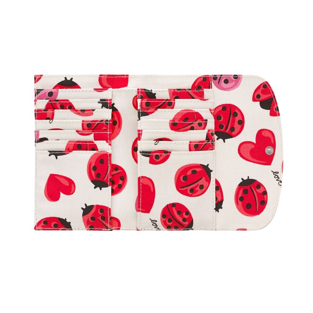  Ví gập/Foldover Wallet - Lovebugs - Warm Cream 
