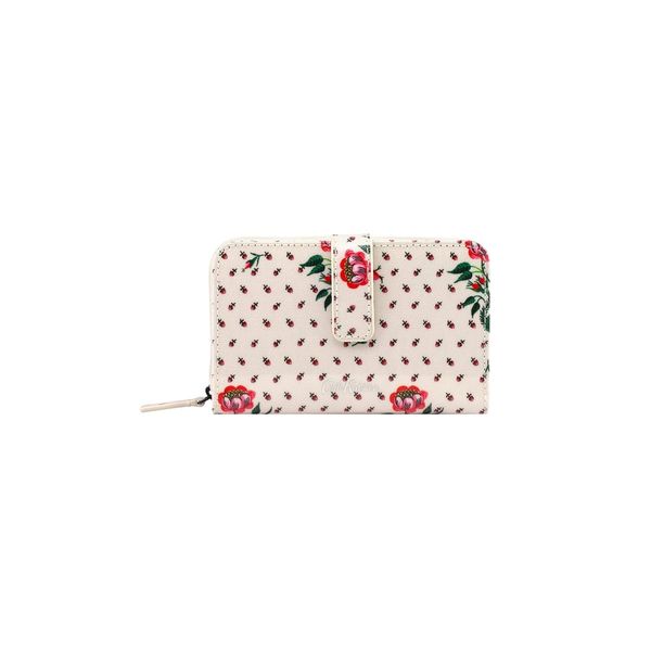  Ví gập/Folded Zip Wallet  - Love Letter - Cream 