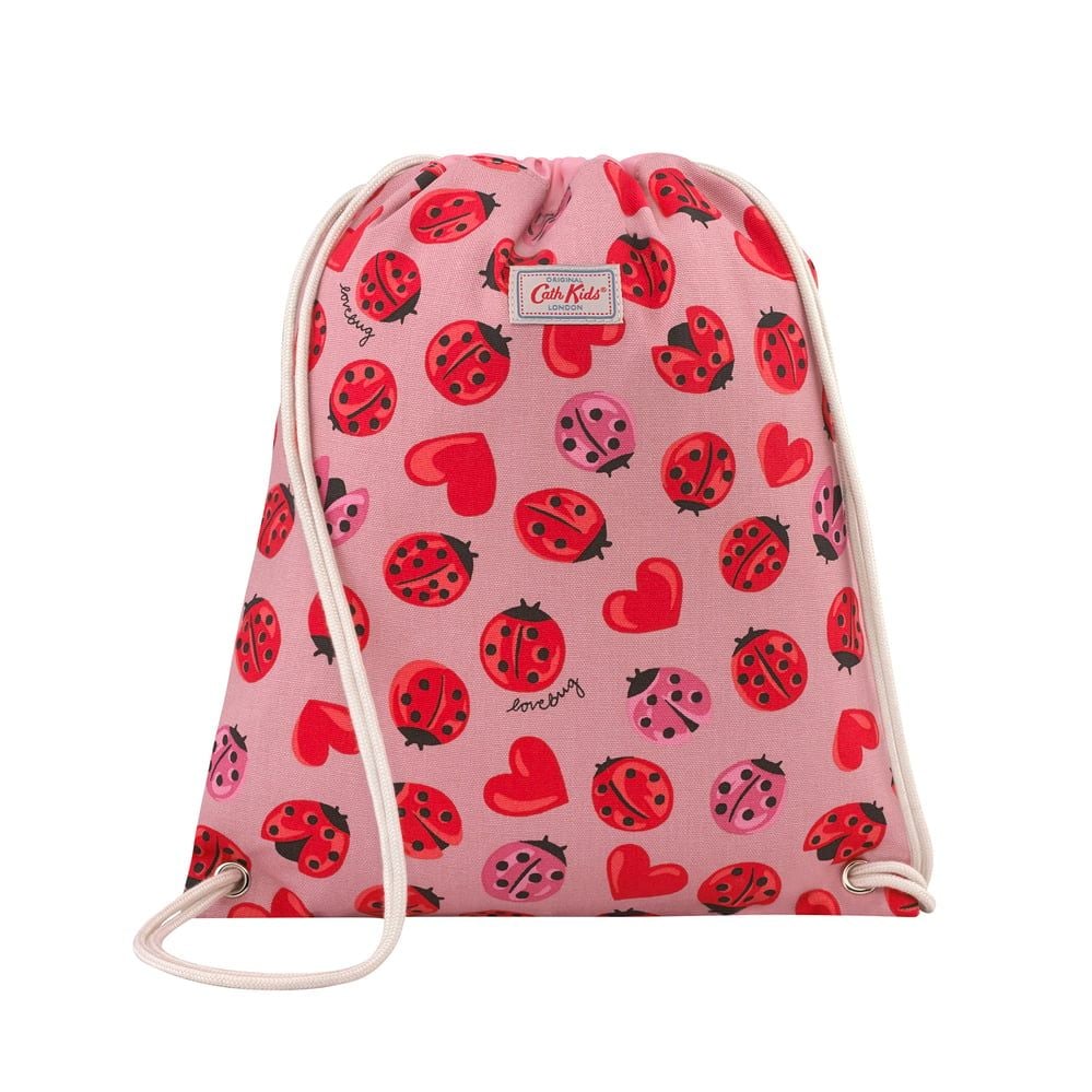  Túi dây rút cho bé/Kids Drawstring Bag - Lovebugs - Pale Rose 