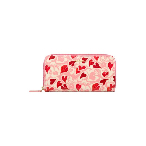  Ví nữ dài/Continental Zip Wallet - Marble Hearts Ditsy - Pink 