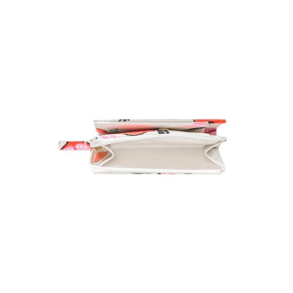  Ví ngắn/Slim Pocket Purse - Pomegranate - Cream 