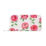  Ví nữ dài/Continental Zip Wallet - Dahlia - Cream 