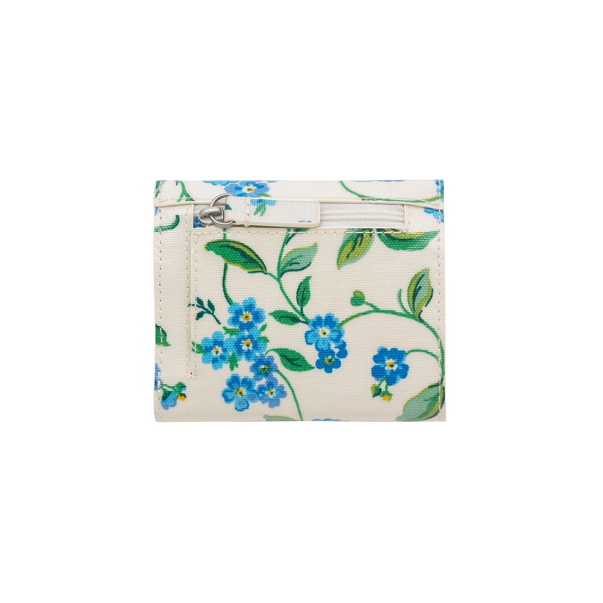  Ví gập/Small Foldover Wallet - Forget me not - Cream 
