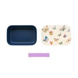  Hộp đựng thức ăn/Lunch Box - Butterflies - Cream 