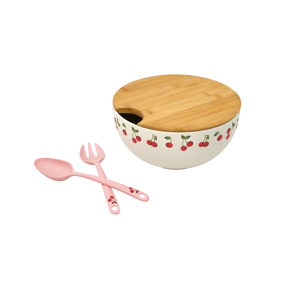  Tô/Bát/Salad Bowl - Cherries - Ivory 