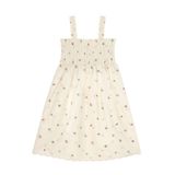  Đầm cho bé/Shirred Midi Dress - Mini Cherries - Cotton Broidery 