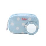  Túi đựng mỹ phẩm/Make Up Case - Button Spot - Grey Blue 