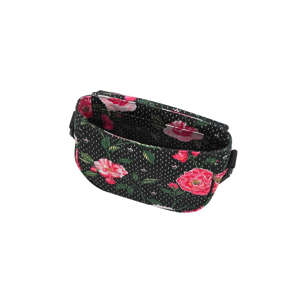  Túi đeo chéo/The Mini Saddle - Tea Rose Midscale - Black 