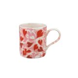  Ly/Rosie Fine China Mug - Marble Hearts Ditsy - Pink 