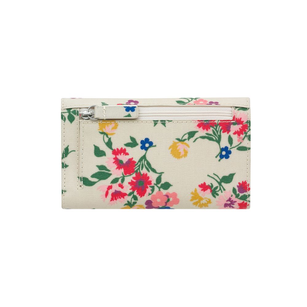  Ví gập/Foldover Wallet - Summer Floral - Warm Cream 