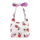  Túi đeo vai/Mini Reversible Knotted Shopper - Pomegranate - Cream 