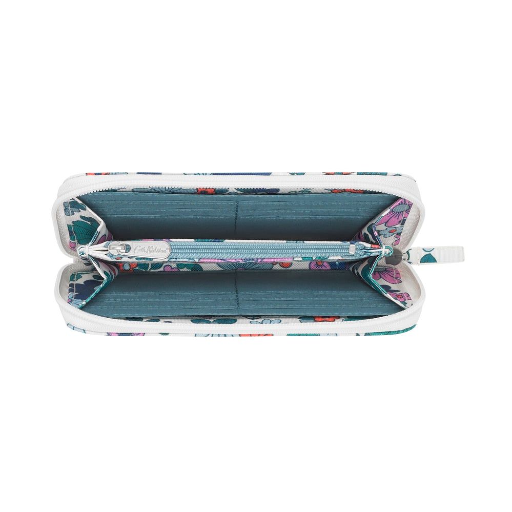  Ví nữ dài/Continental Zip Wallet - Petals - Warm Cream 