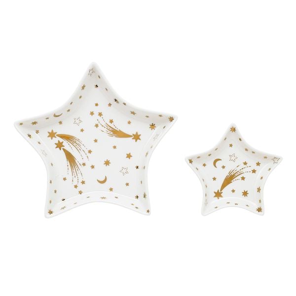  Tô/Bát/Star Bowls - Stars and Moon - Charcoal 