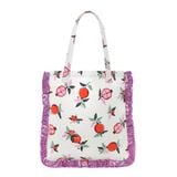  Túi đeo vai/Frill Tote - Pomegranate - Cream 